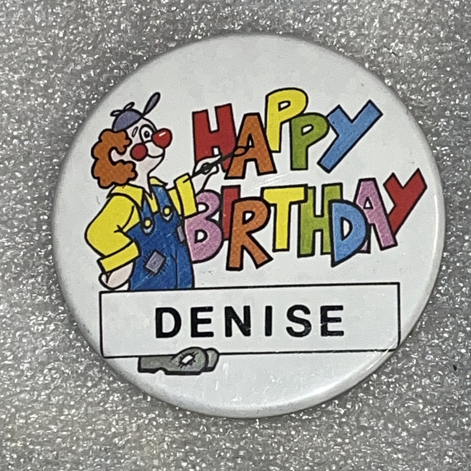 Vintage Happy Birthday DENISE 2.5\