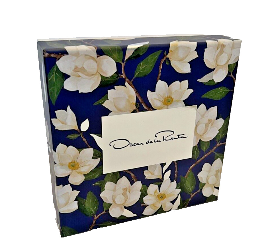 Oscar de la Renta Empty Decorative Fragrance Perfume Floral Gift Box