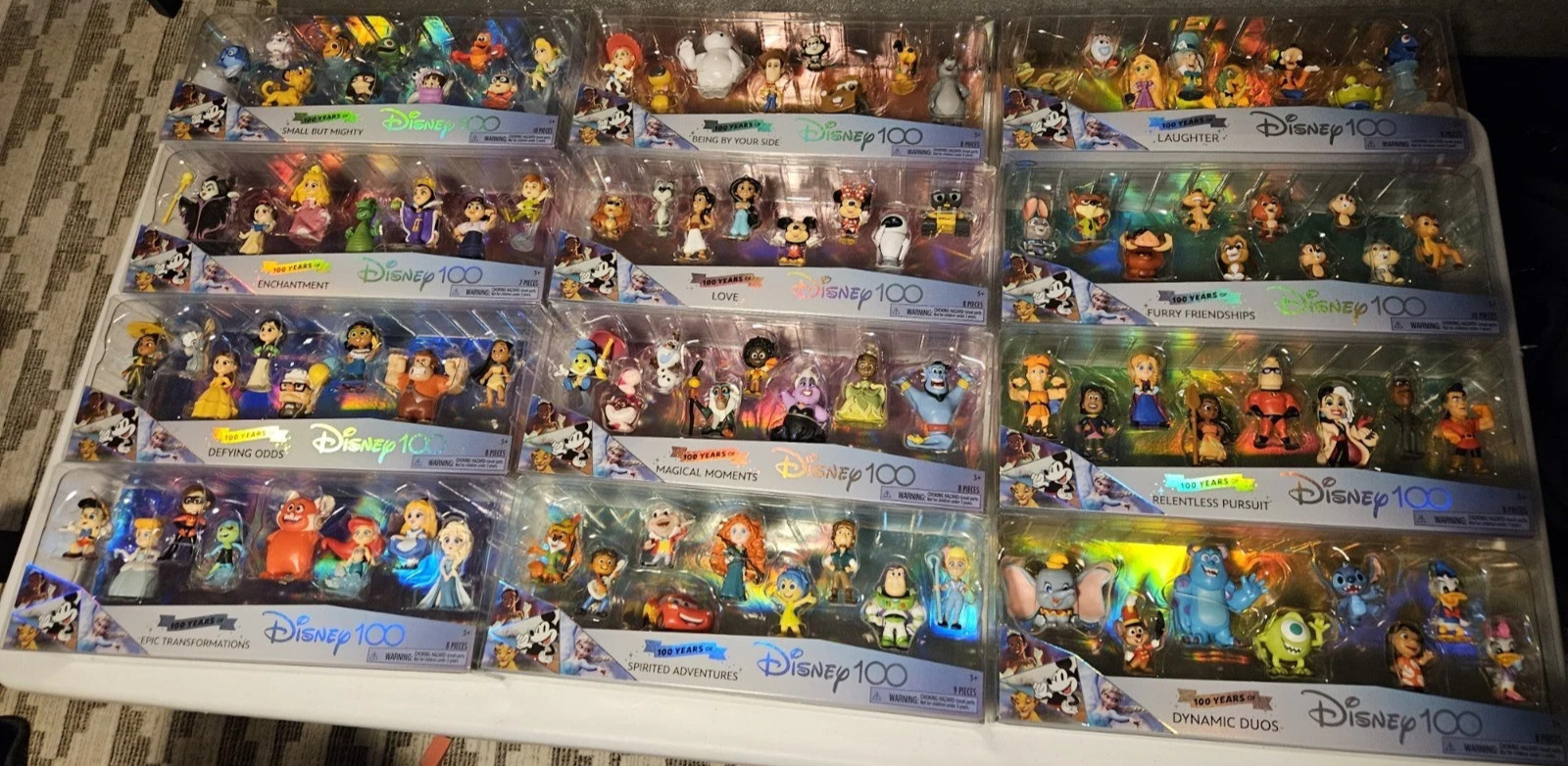 Just Play Disney 100 COMPLETE SET All 12 Packs 100 Figures Limited Edition NEW