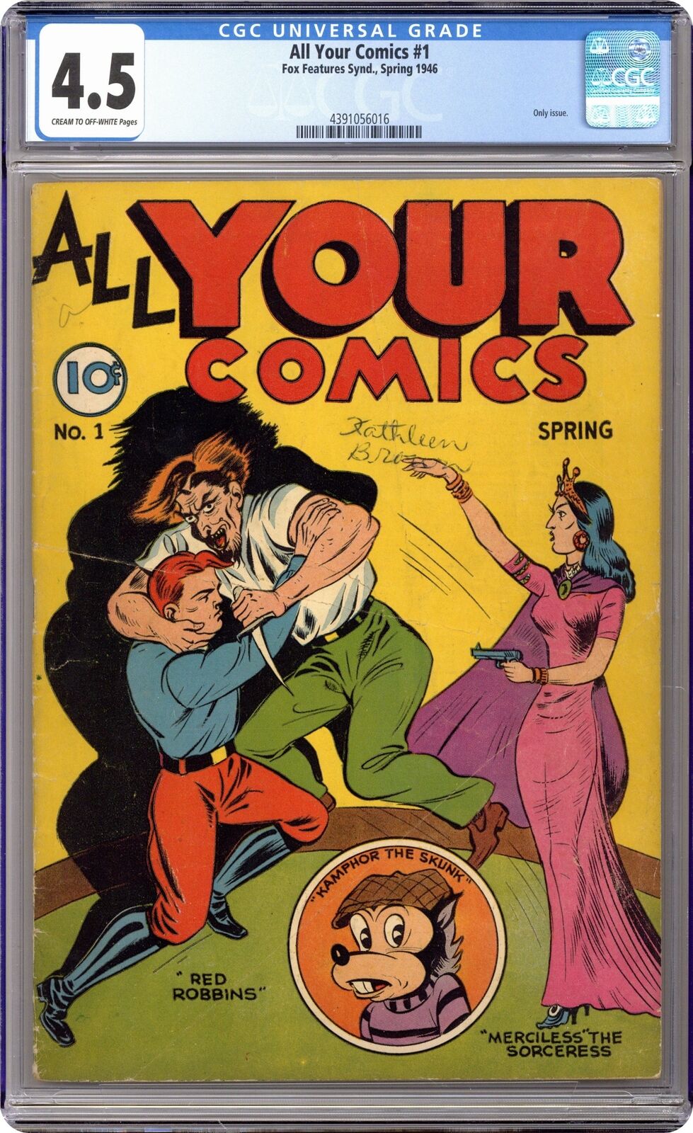 All Your Comics #1 CGC 4.5 1946 4391056016
