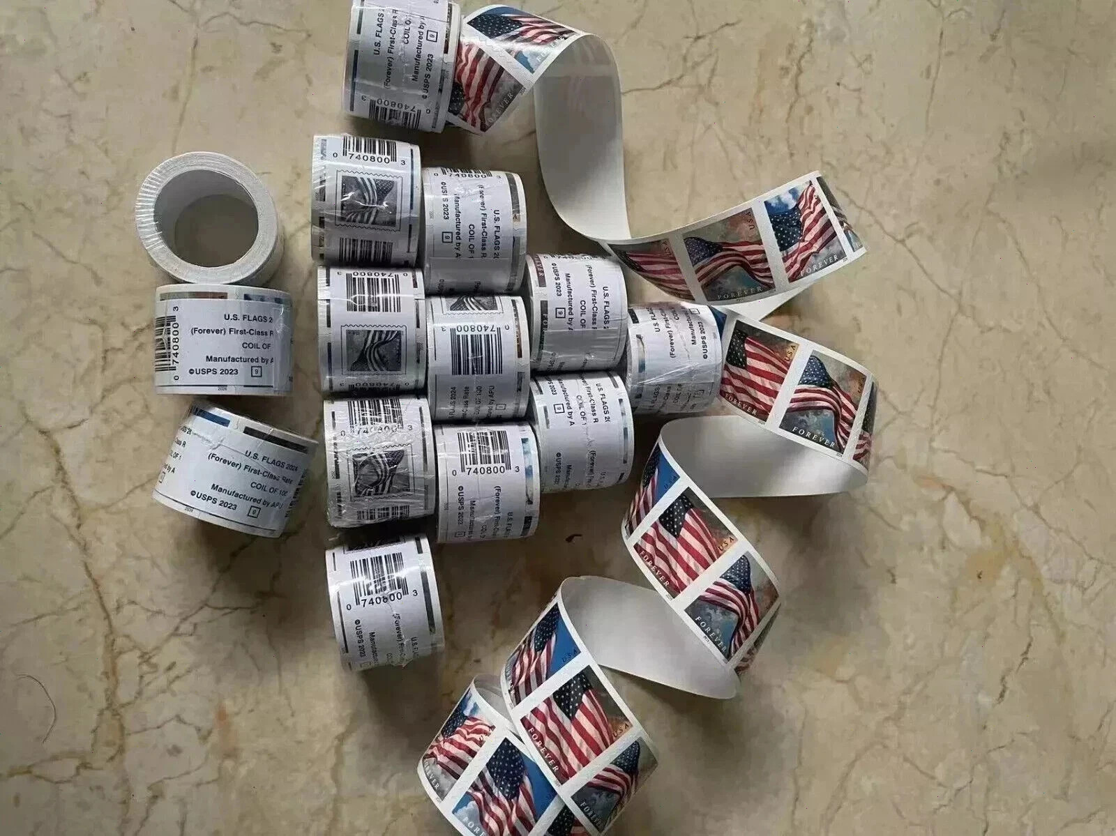 Collection U.S. Flag PAPER Forever Total Qty 1000 PCS 2024
