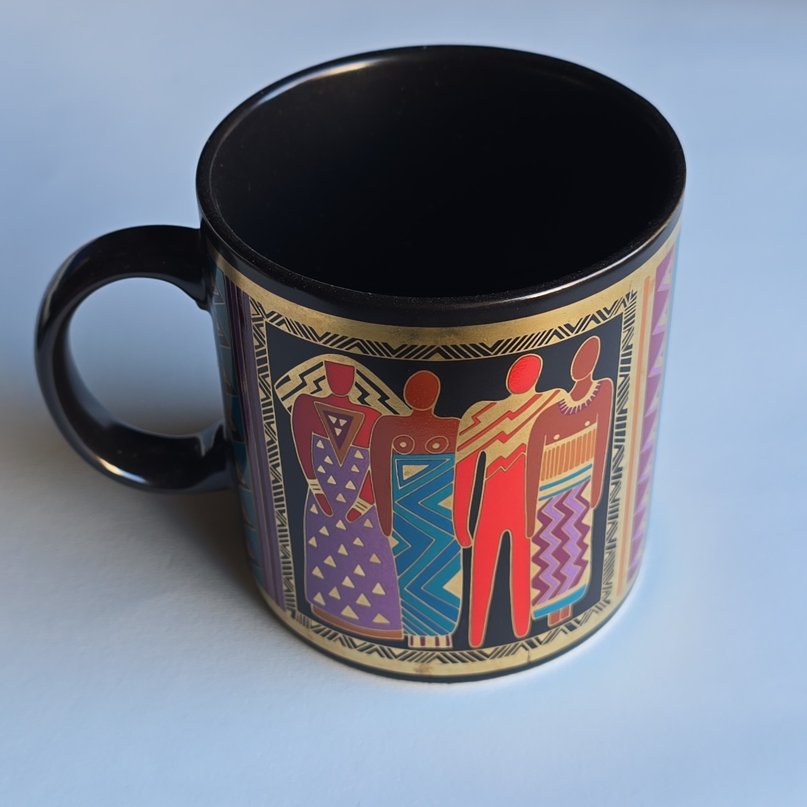 Laurel Burch Vintage 1988 Tribal Spirit Mug Made in Japan - Great Condition