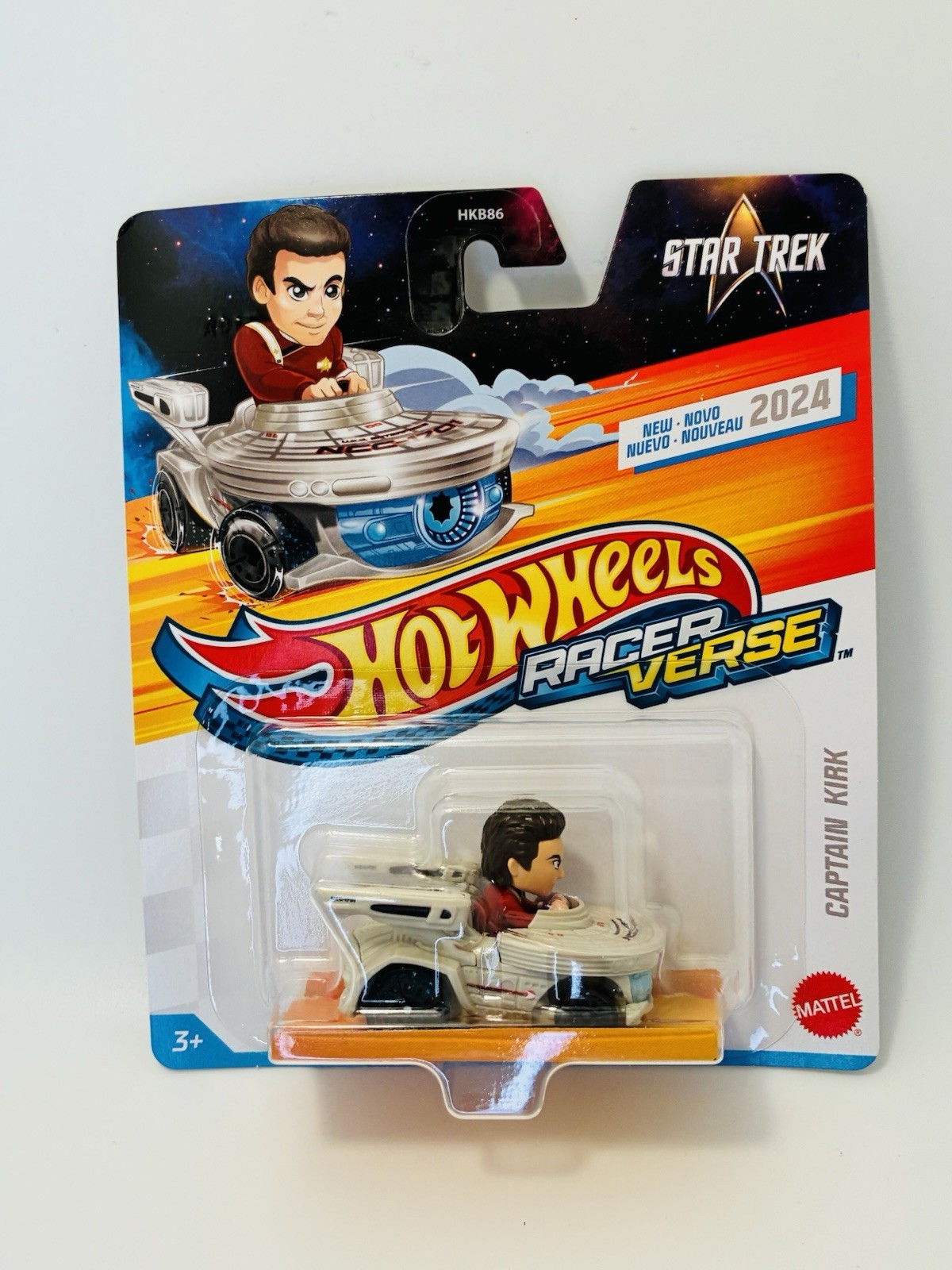 Hot Wheels Racer Verse Star Trek Captain Kirk Mattel 2024