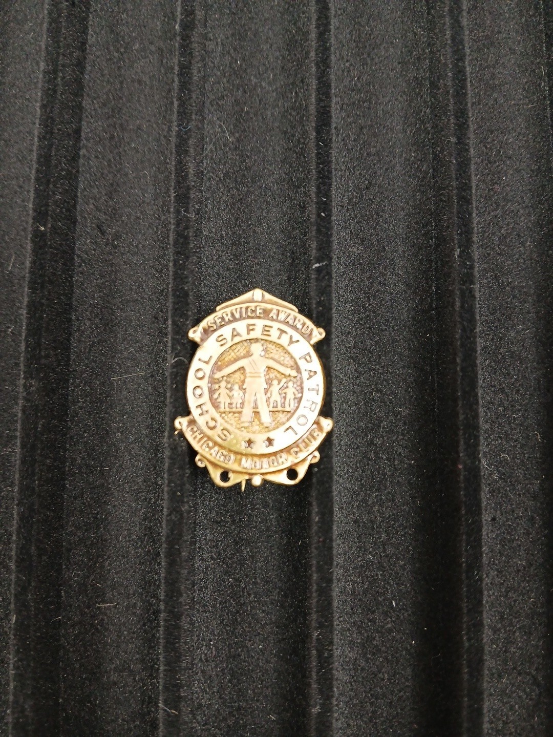 1940's Vintage Chicago Motor Club - School  Safety Patrol Badge
