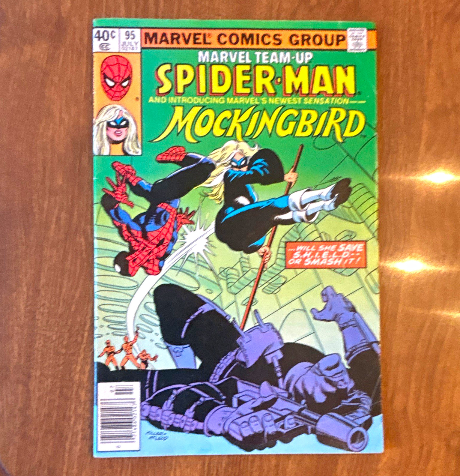 Marvel Team-Up #95 1st Mockingbird Spider-Man Key Newsstand VG/FN 5.0