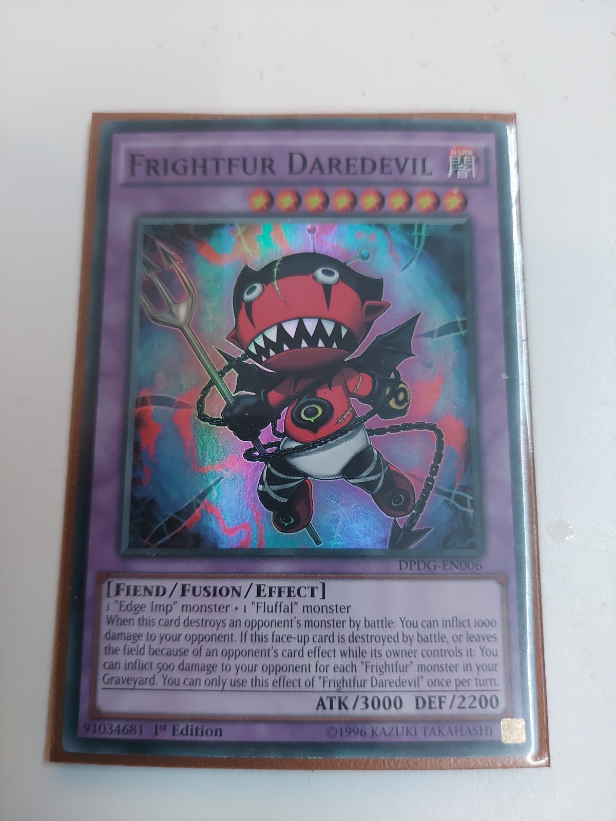 Frightfur Daredevil 1st Edition Super Rare DPDG-EN006 NM Frightfur Daredevil 1st Edition Super Rare DPDG-EN006 NM