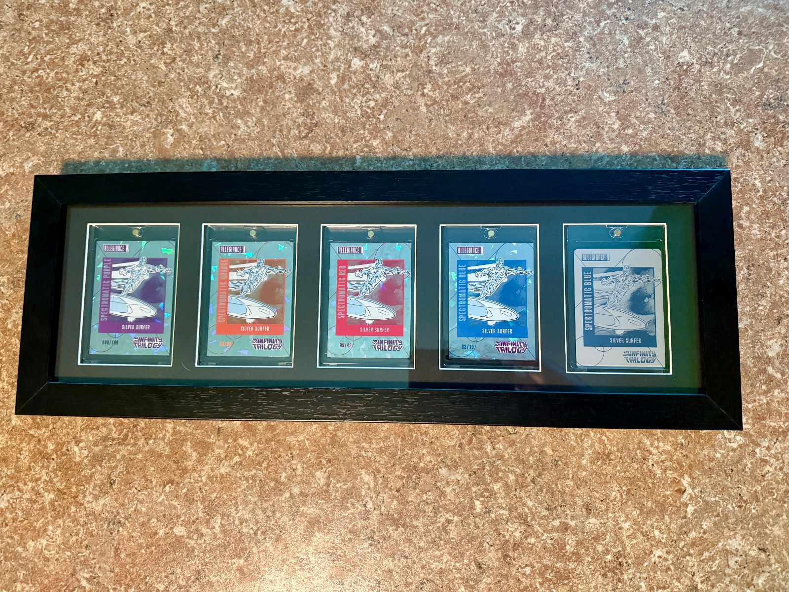 Allegiance Infinity Trilogy Silver Surfer Spectromatic  /10 Printing Plate 1/1
