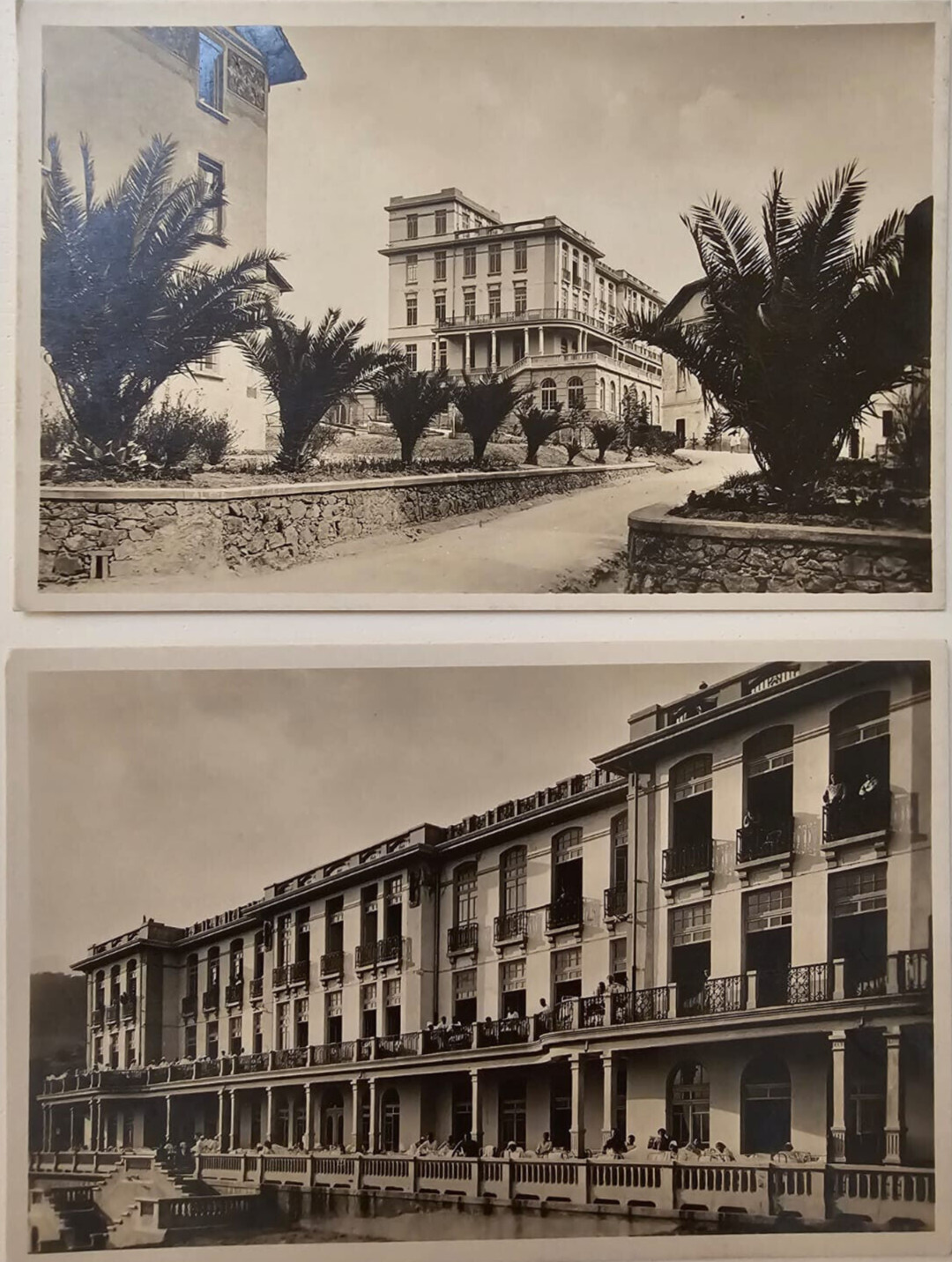 Postcards No. 2 small size Pietra Ligure Pio Istituto Santa Corona Savona