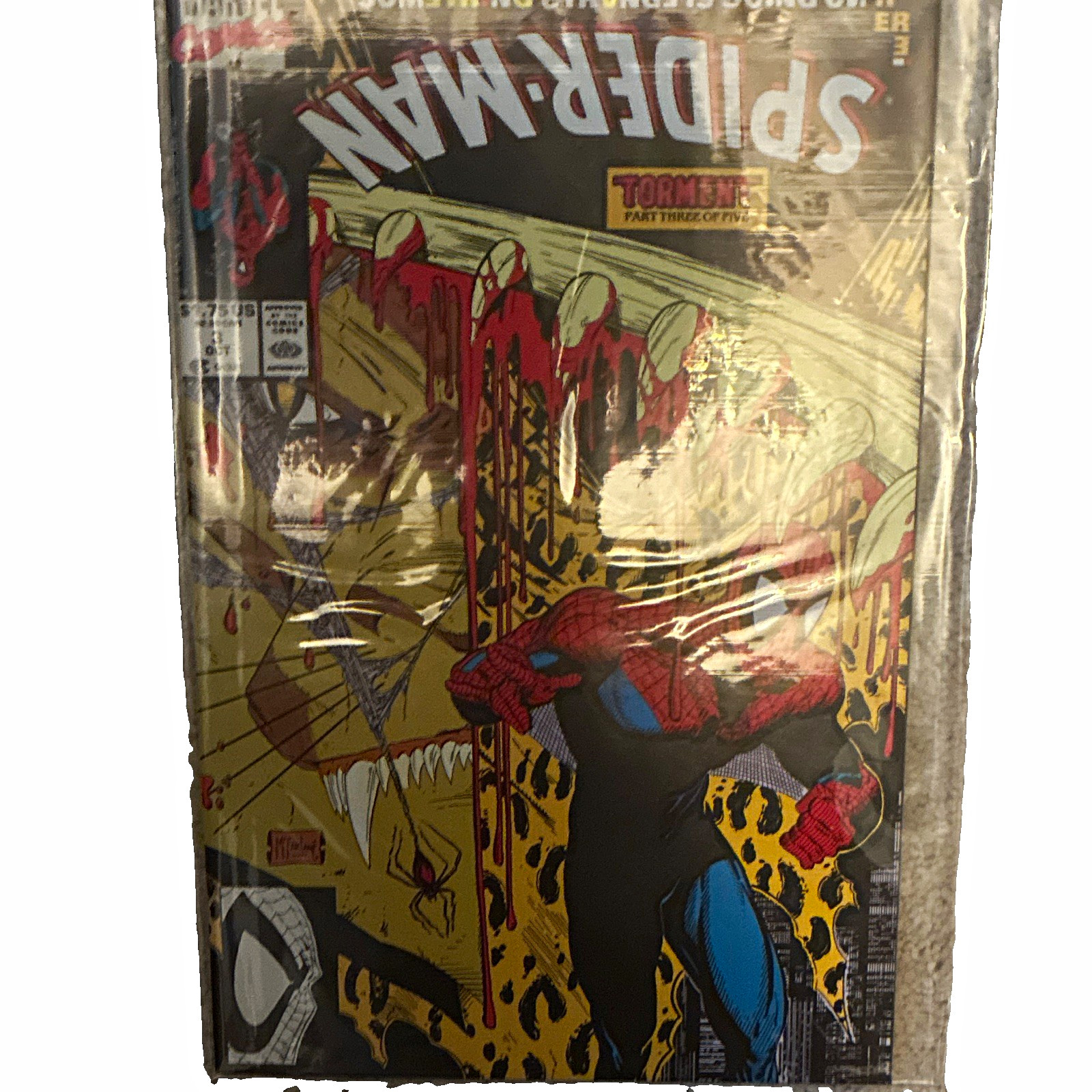 Marvel Comics Spider-Man Torment Part 3 of 5 Todd McFarlane Venom Cover Marvel Comics Spider-Man Torment Part 3 of 5 Todd McFarlane Venom Cover
