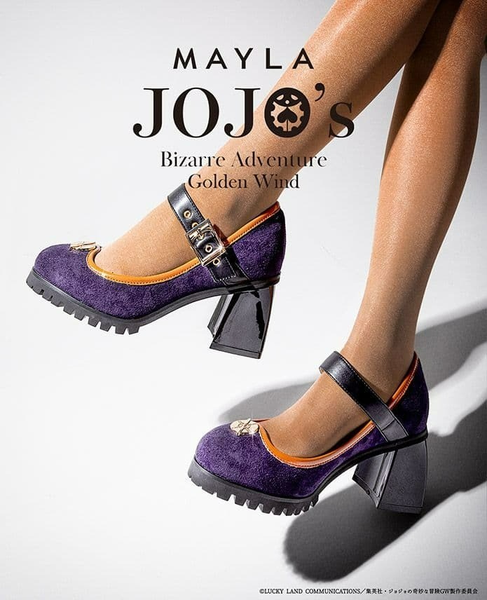 MAYLA x JoJo\'s Bizarre Adventure Narancia Ghirga OffVer. Pumps Size35 Unused t66