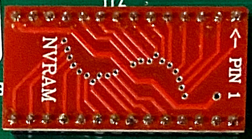 NVRAM Battery Eliminator Replaces Bally/Williams Pinball Machine WPC89 & WPC95