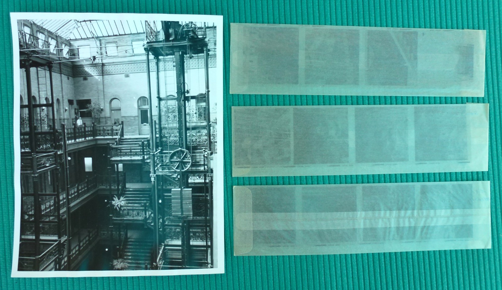 70s Rare Original Vintage Lot Los Angeles Bradbury Building Photo W 12 Negatives