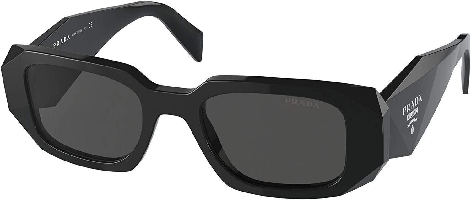 Prada PR 17WS Black/Dark Grey Sunglasses 49mm *READ DESCRIPTION*