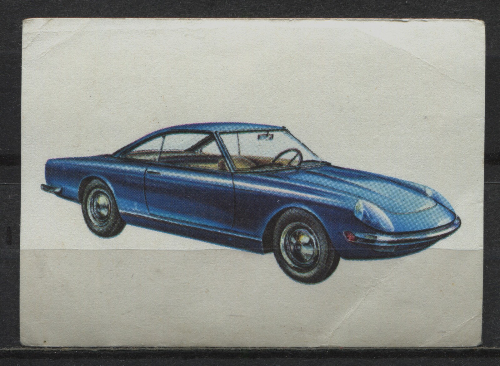 Fiat 2300 S Pininfarina 1966 Vintage 1960s Dutch Trading Card No. 141