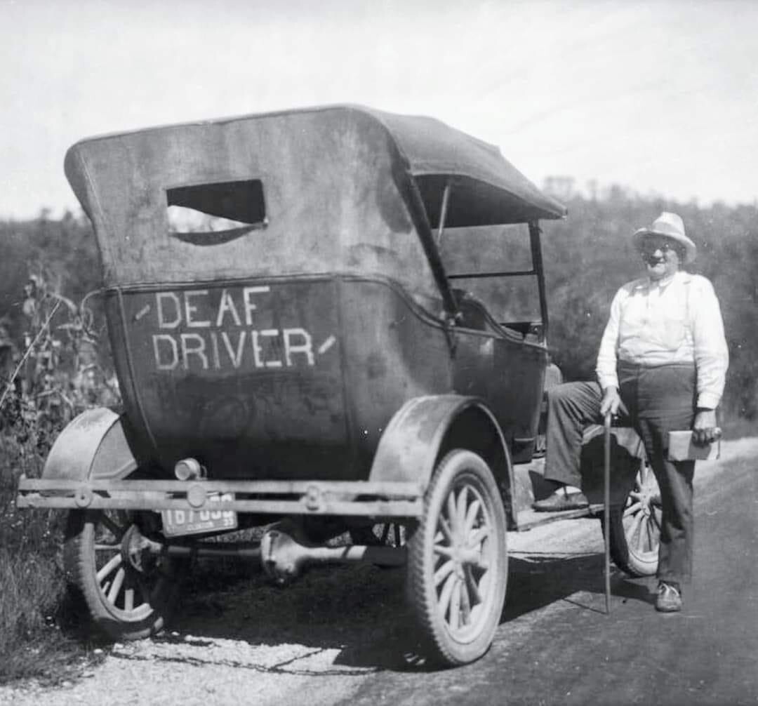 Deaf Driver Between Albany & Monticello Kentucky 1933 Picture Photo 8.5x11