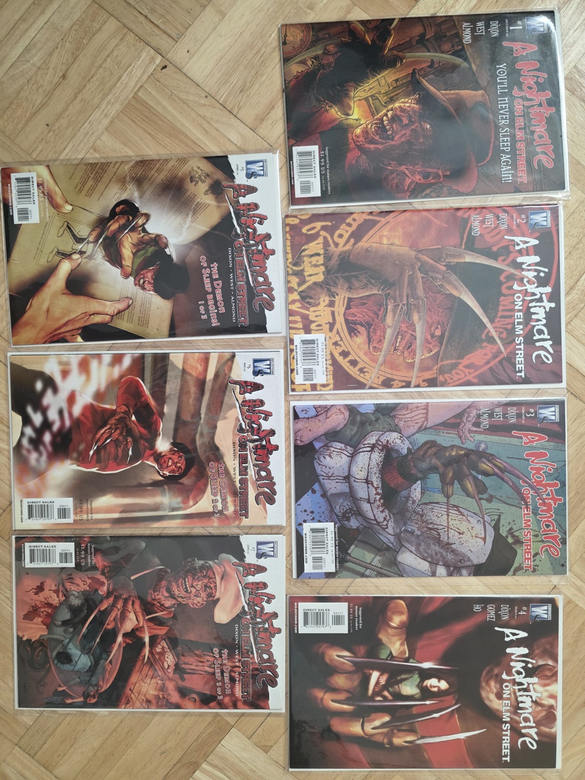 A Nightmare on Elm Street #1 -7 Chuck Dixon (Wildstorm/DC Comics 2006) PREOWNED