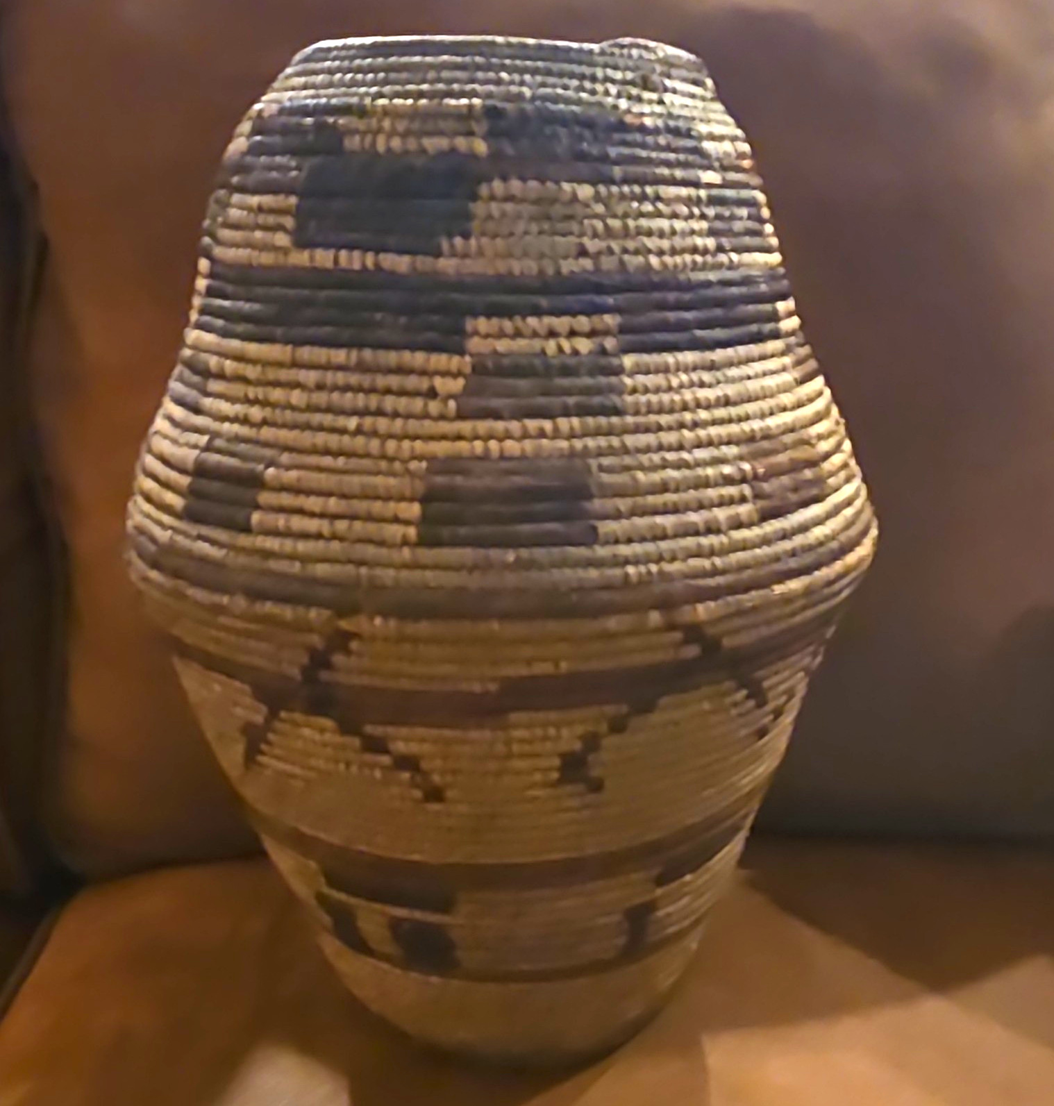 Antique Western Apache Yavapai Olla Basket Native American c.1900-1925 15\