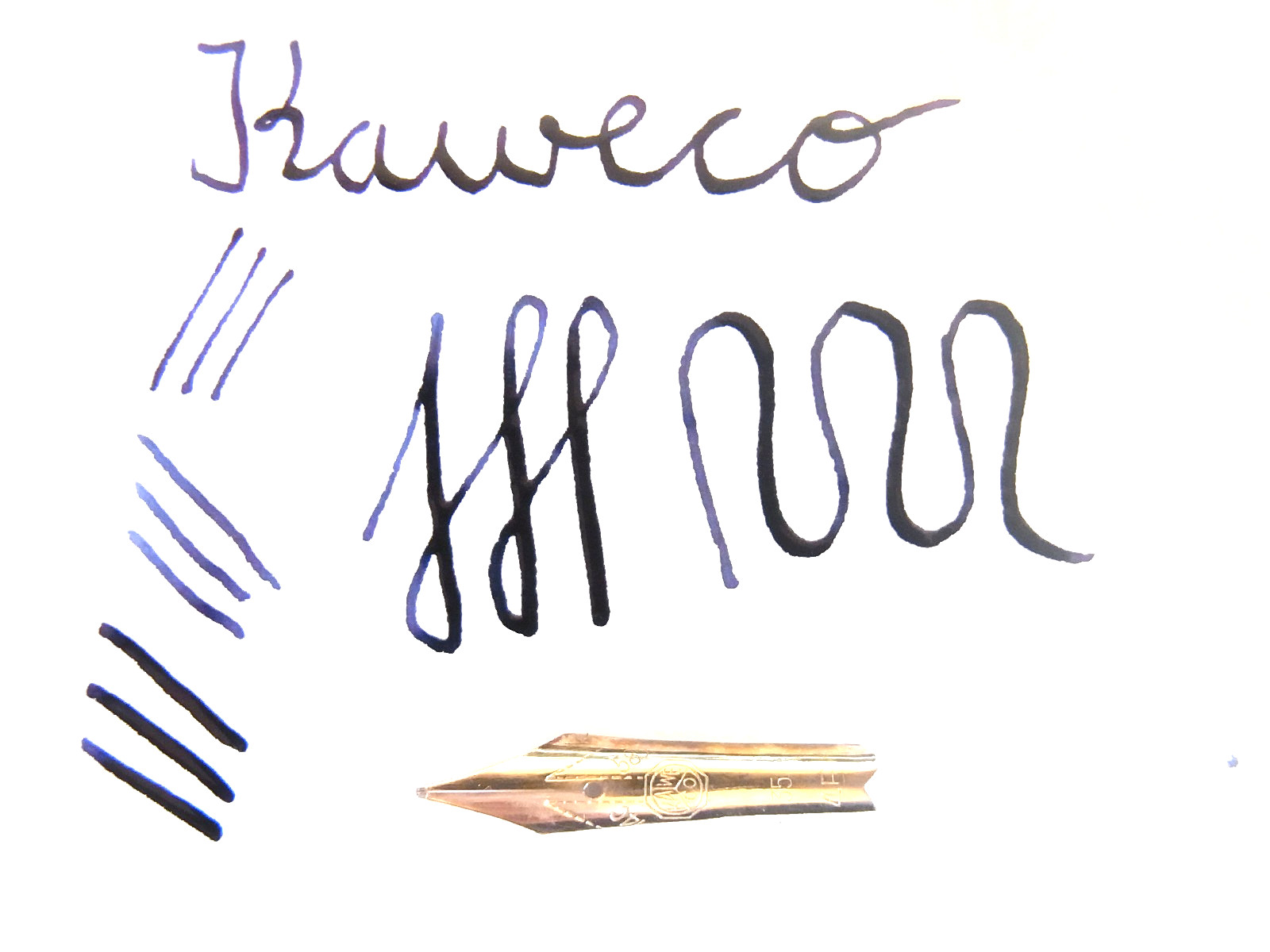 1930´s Flexy 14C Gold nib OM F -BB For KAWECO ELITE Fountain Pen