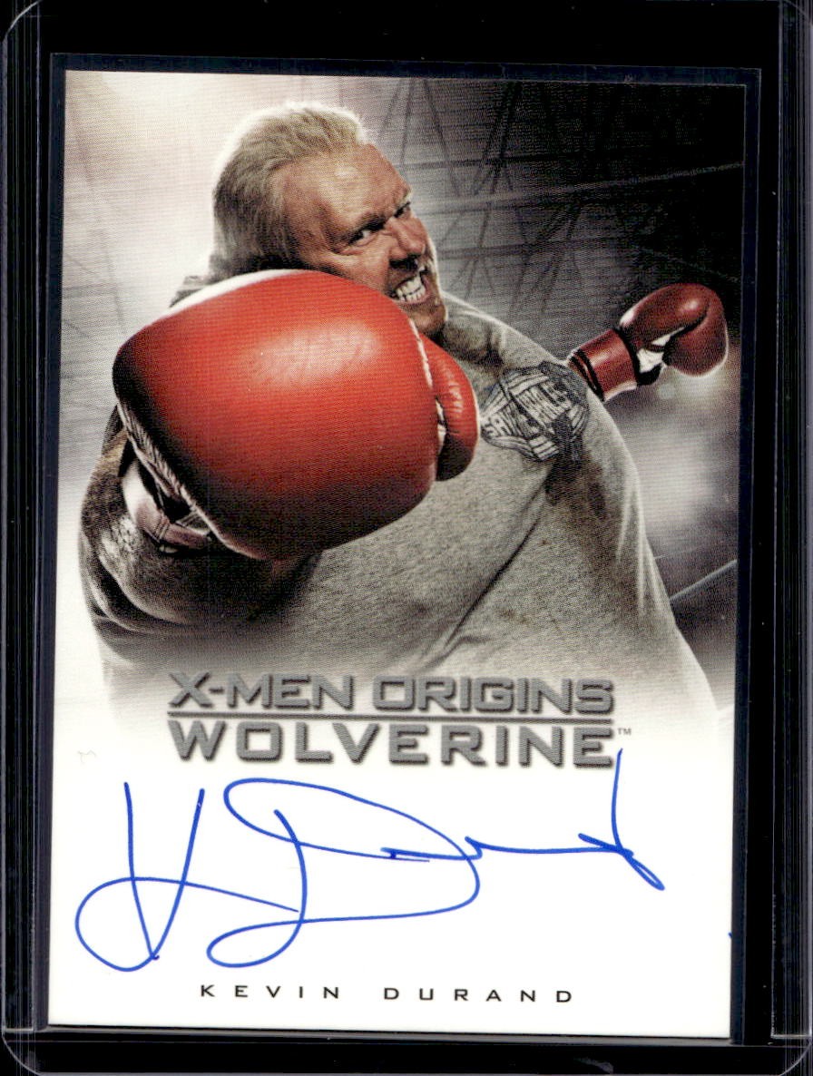 Kevin Durand 2009 Rittenhouse X-Men Origins: Wolverine #NNO Auto