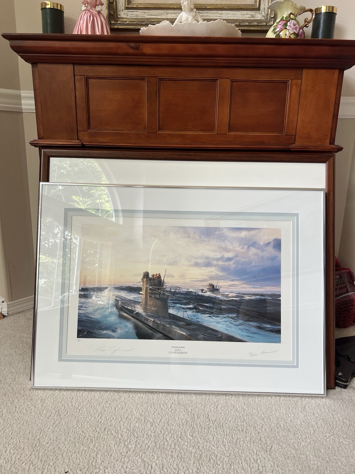 Atlantic Wolves by Robert Taylor  - Signed by Peter Cremer - 633/1000  Rare find