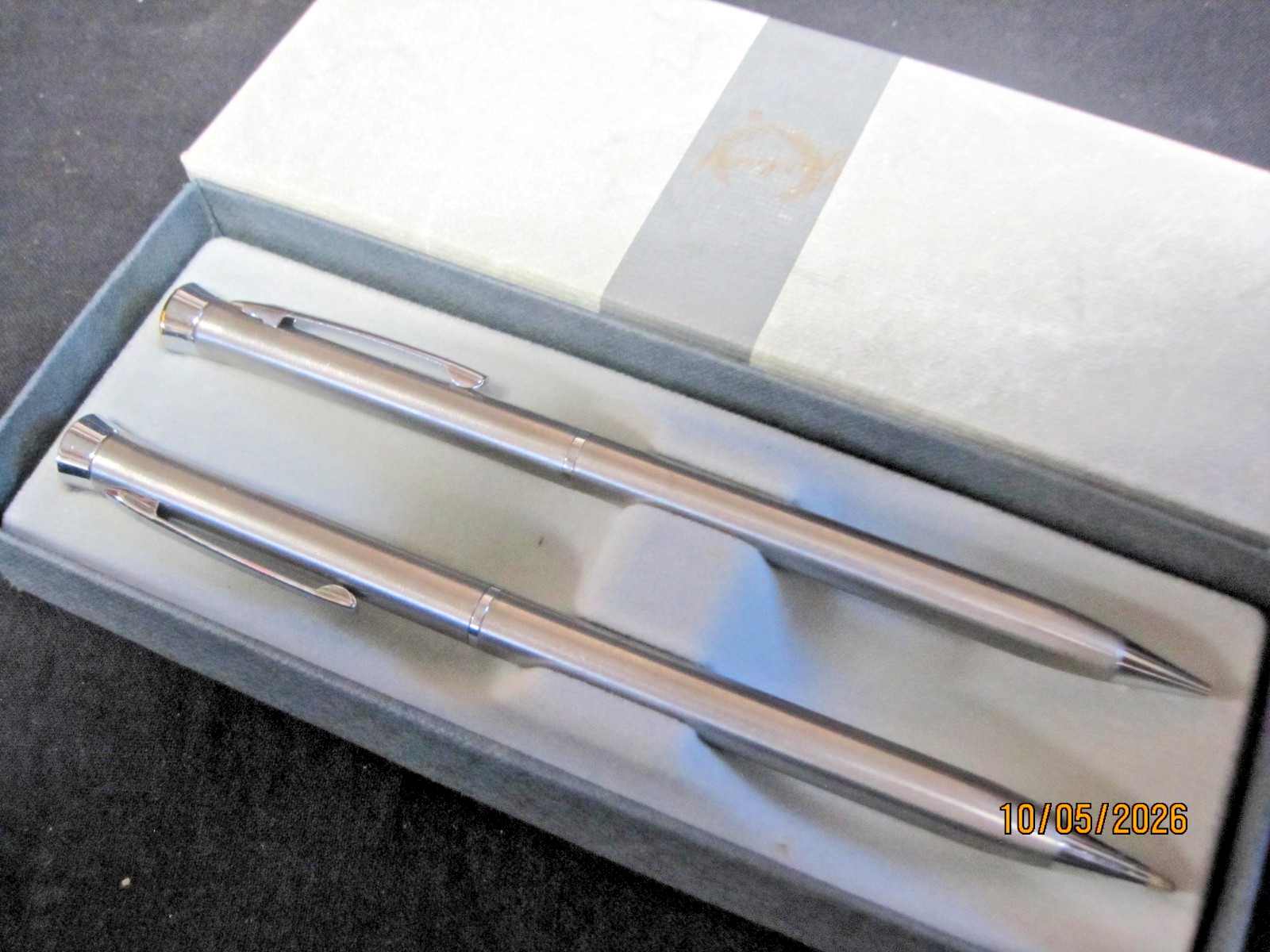 VINTAGE NOS Pen & Pencil Set Advertising ARMCO Steel USA