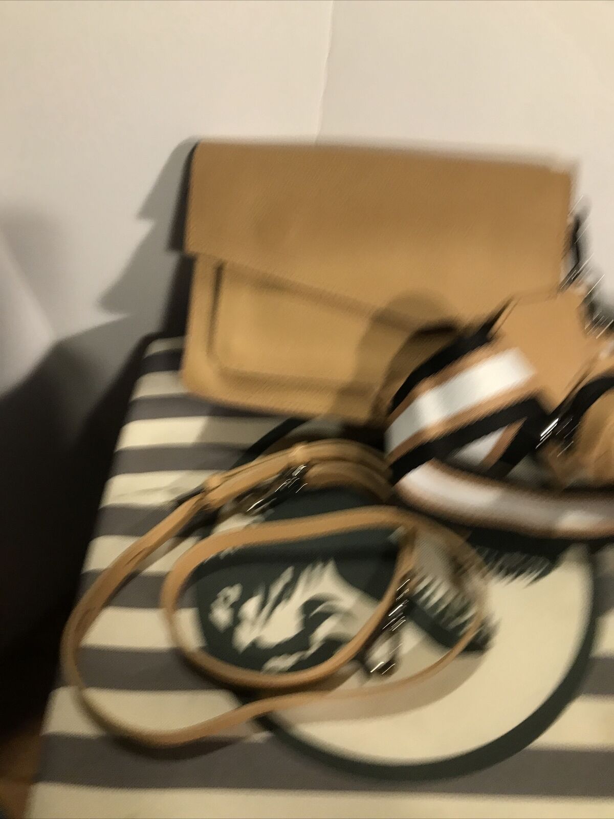 BOTKIER Cobble Hill leather  satchel crossbody bag -COGNAC 2 Straps NWT. $79