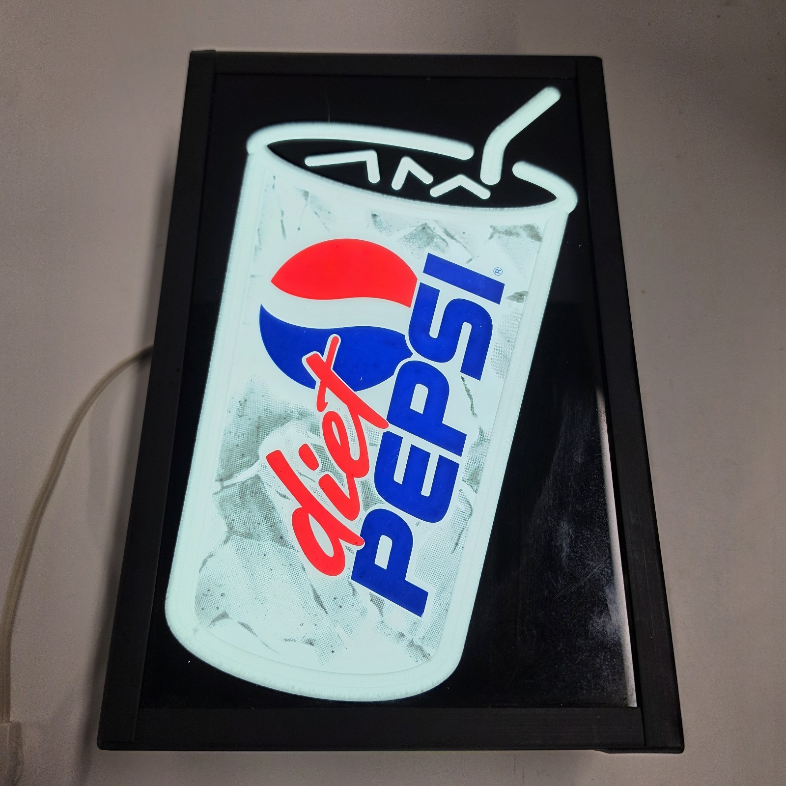 Pepsi Diet Pepsi Lighted Sign, 13 X 8, Tested And Working