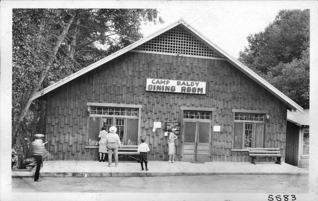 Camp Baldy California 1950s OLD PHOTO