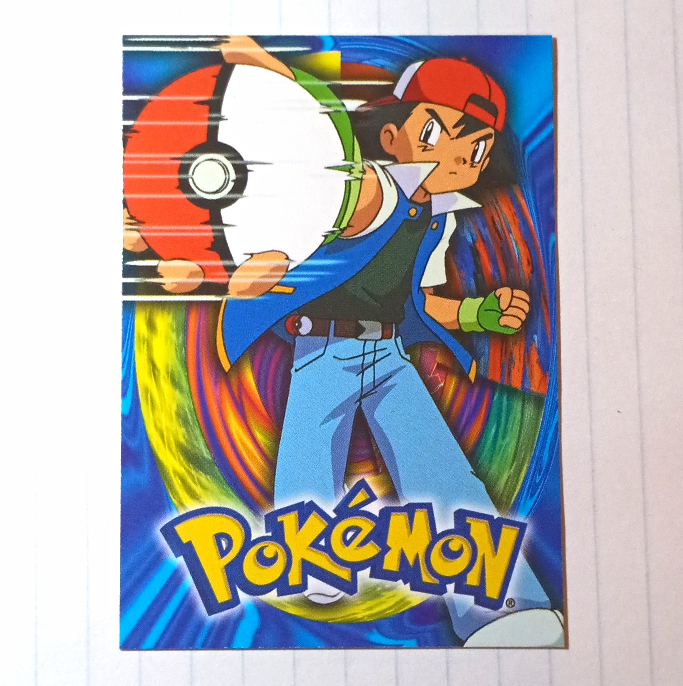 Topps Pokémon 2001 TV Animation Edition JH10 Ash Ketchum Checklist Card