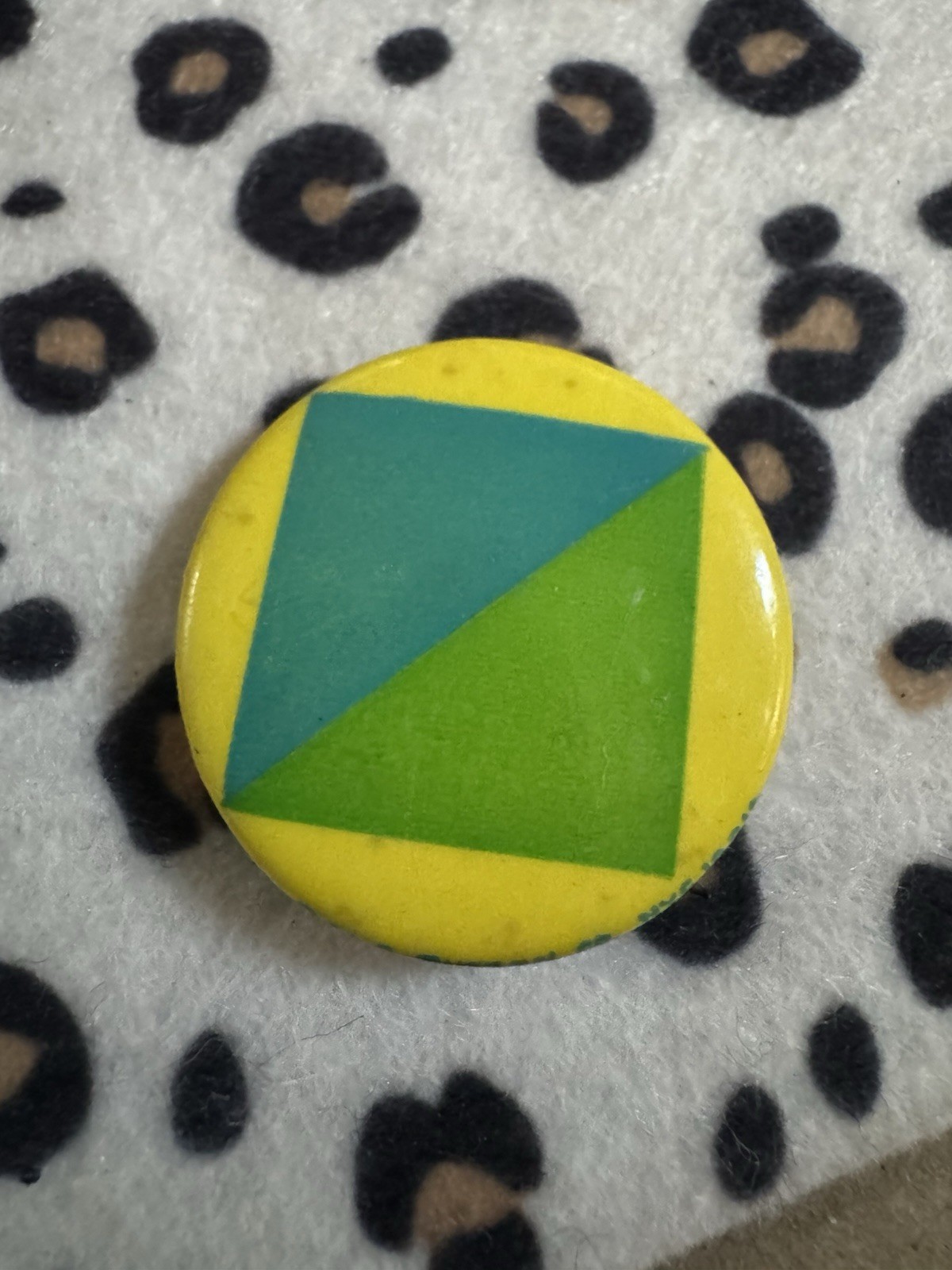 Rare Vintage Early 1970s Pin Back Button By Dalo Button Co NYC “EARTH DAY”.