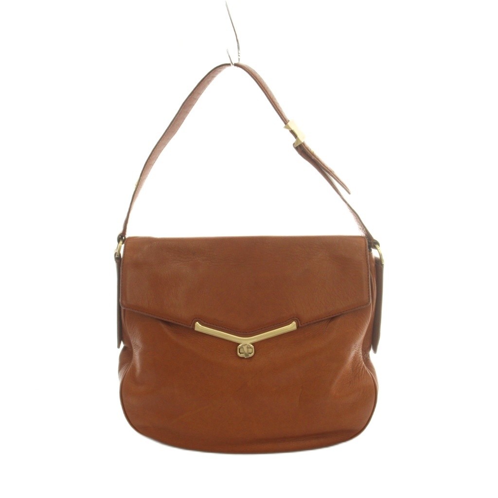 Botkier Leather Shoulder Bag Brown Flap Ladies Used (Ages 14+)