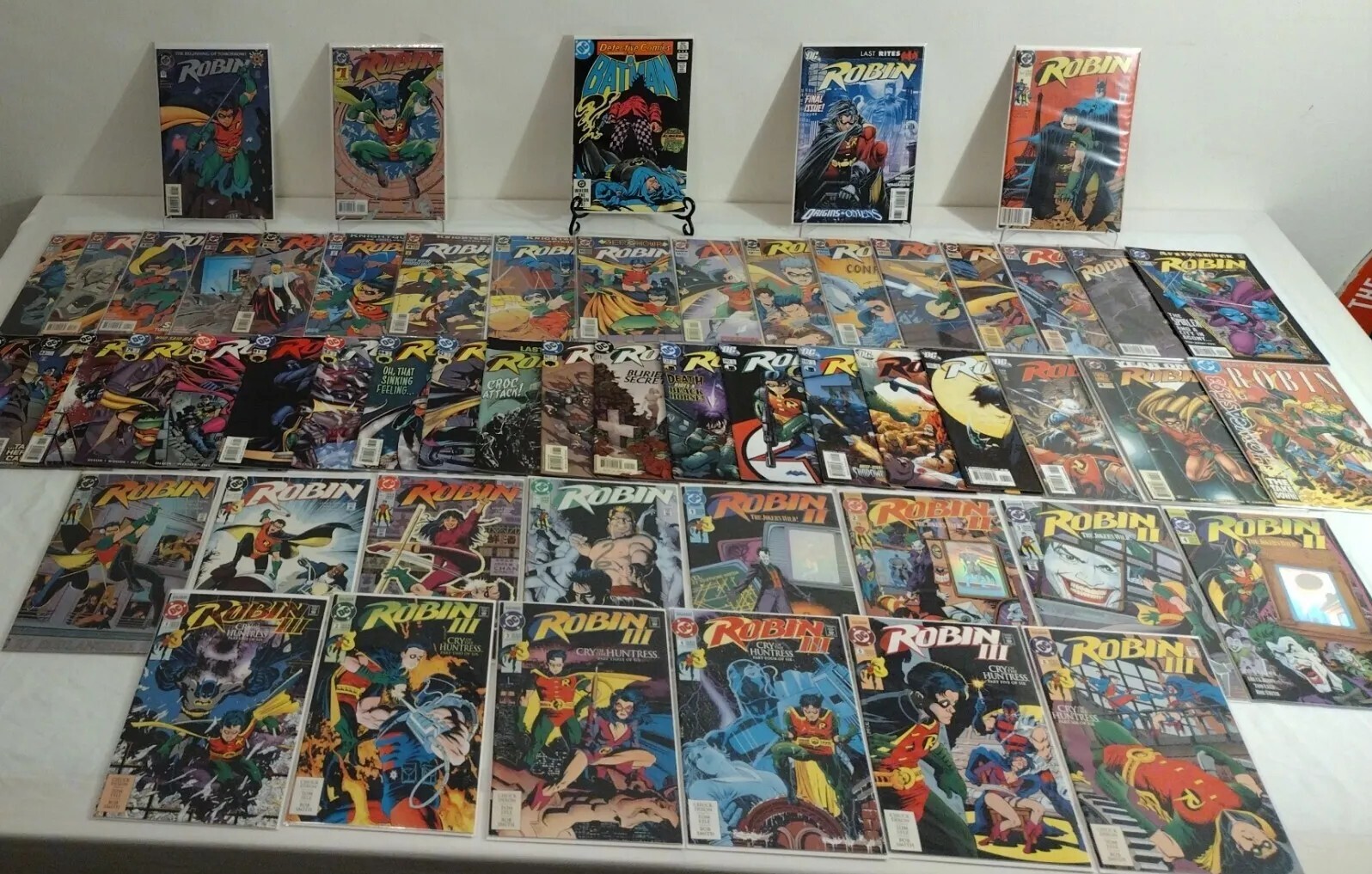 Batman #524 Robin #1 NEWSSTAND Robin #0-183 INCOMPLETE 56 Robin comic book lot