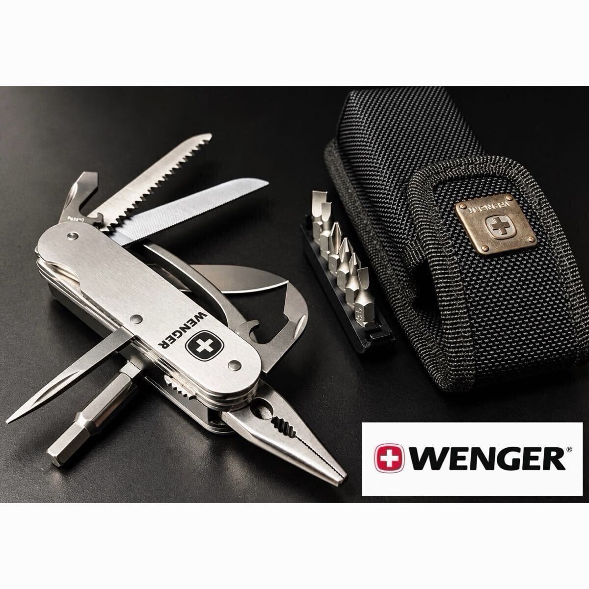 Wenger Metal Pocket Grip Multi-Tool Swiss Army Knife VICTORINOX