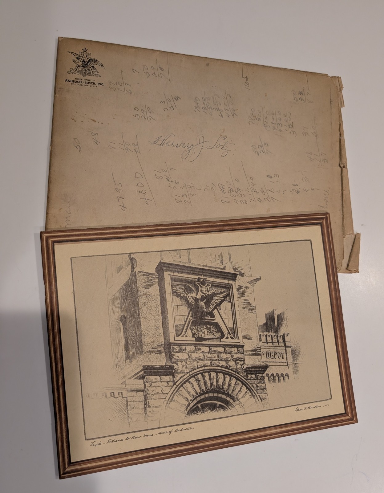 1942 Anheuser Busch Budweiser Advertising Booklet Bud Beer Brewery St. Louis MO