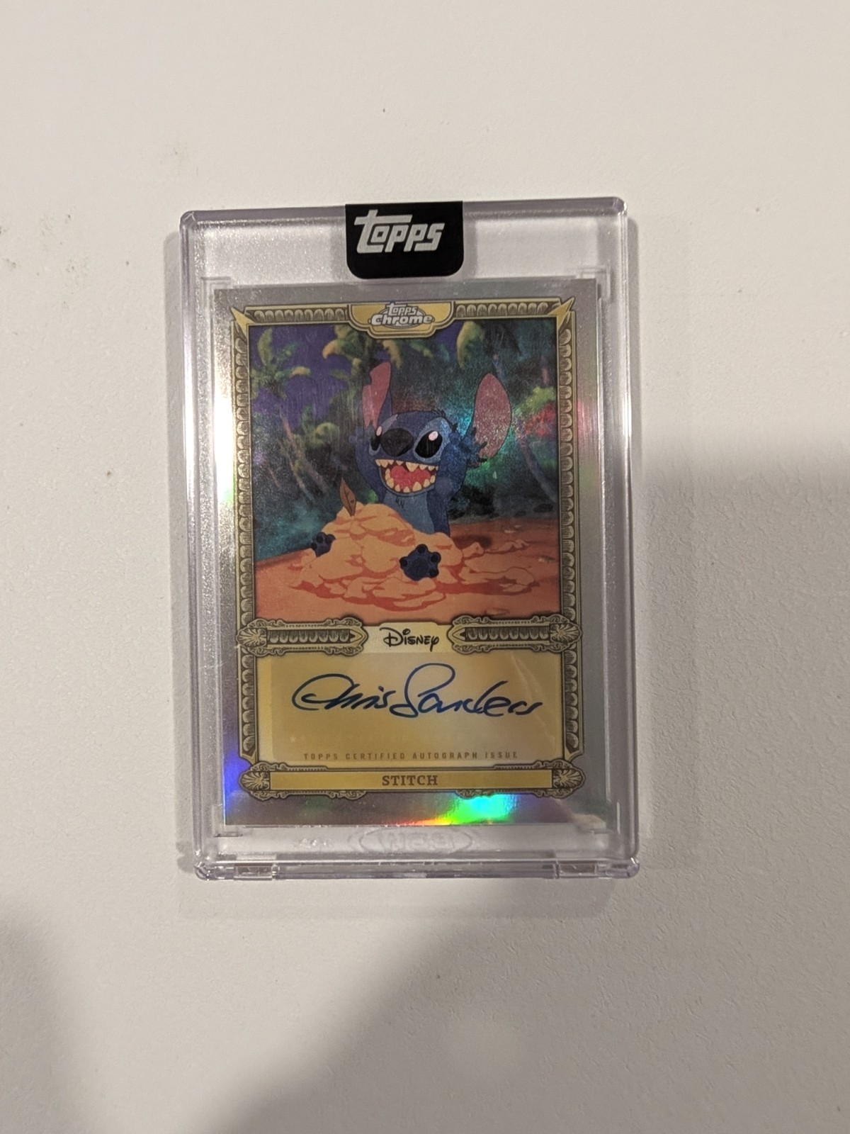 Topps 2026 Mint Disney Stitch Chrome Auto CA-CS Chris Sanders