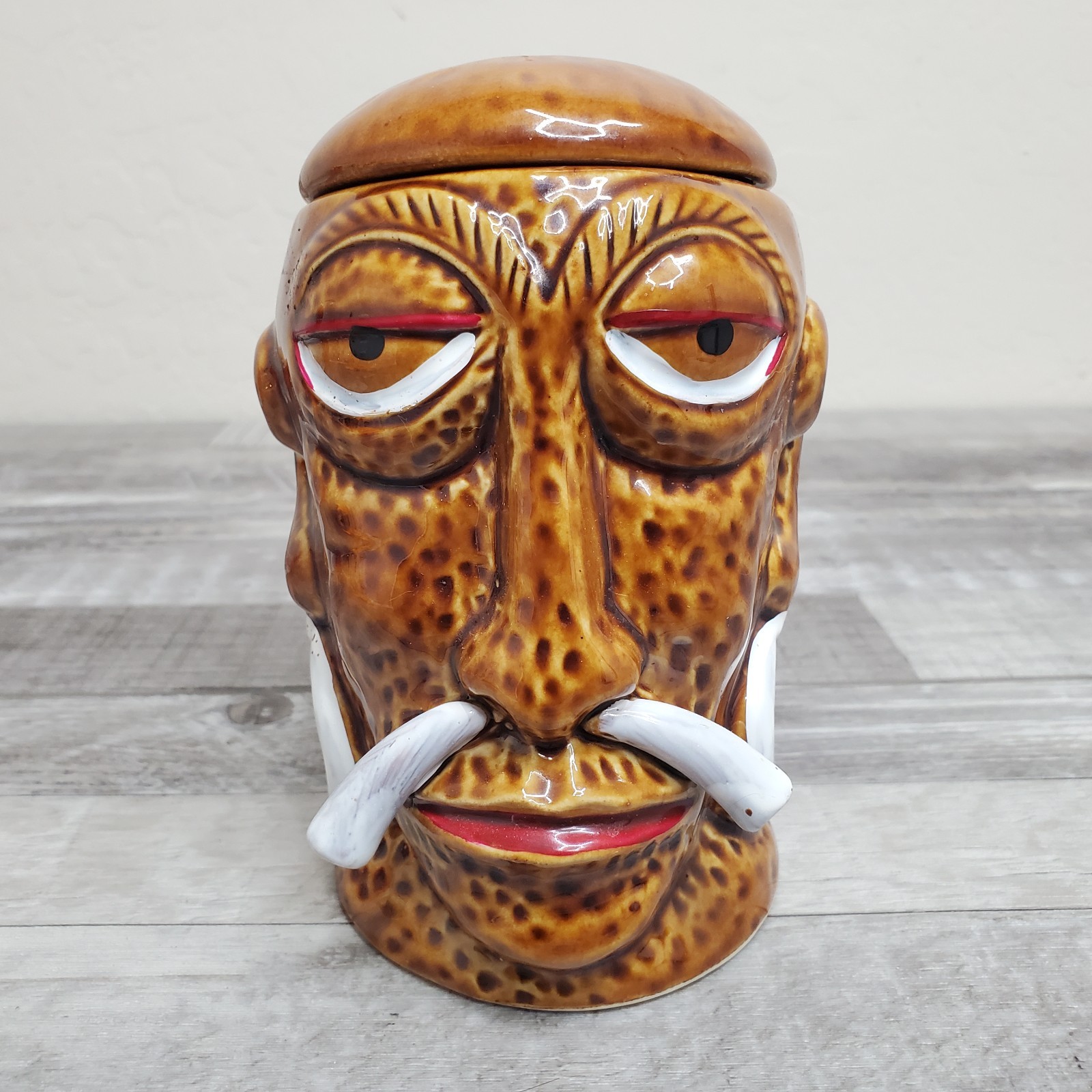 Bali Hai Restaurant San Diego CA Mr. Bali Hai Hawaiian Tiki Mug w/ Lid