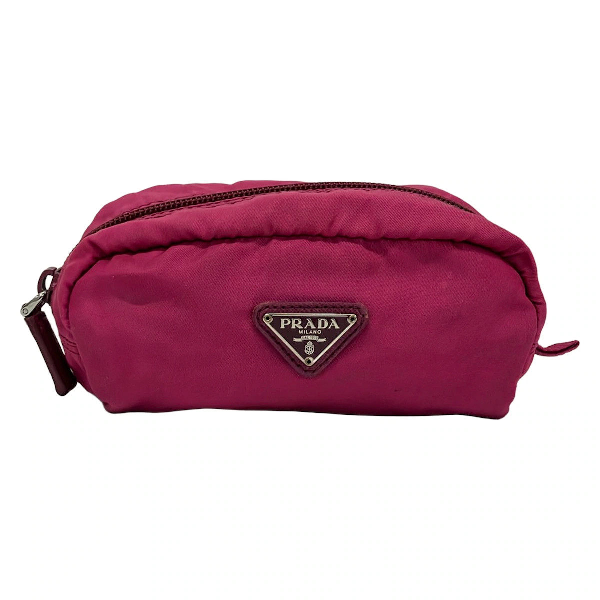 PRADA Pink Nylon Accessory Case