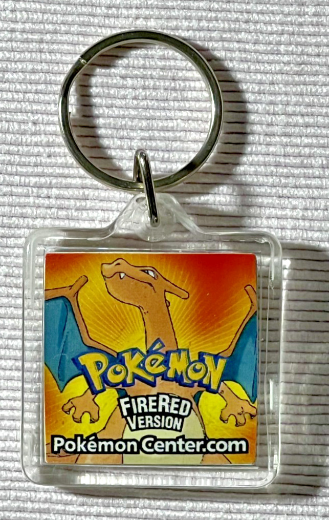 Vintage Pokemon Center NY FireRed LeafGreen Keychain Charizard Venusaur 2004