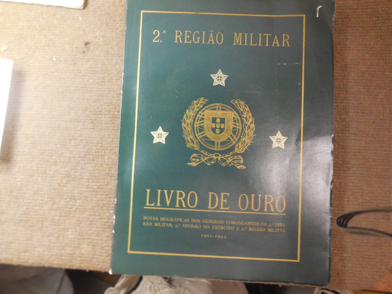 Vintage Portuguese Military General\'s  Reference Book 1901-1954 With Photos