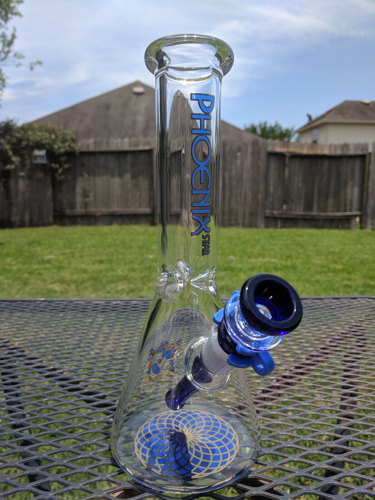 Glass Beaker Water Pipe - Phoenix - 10