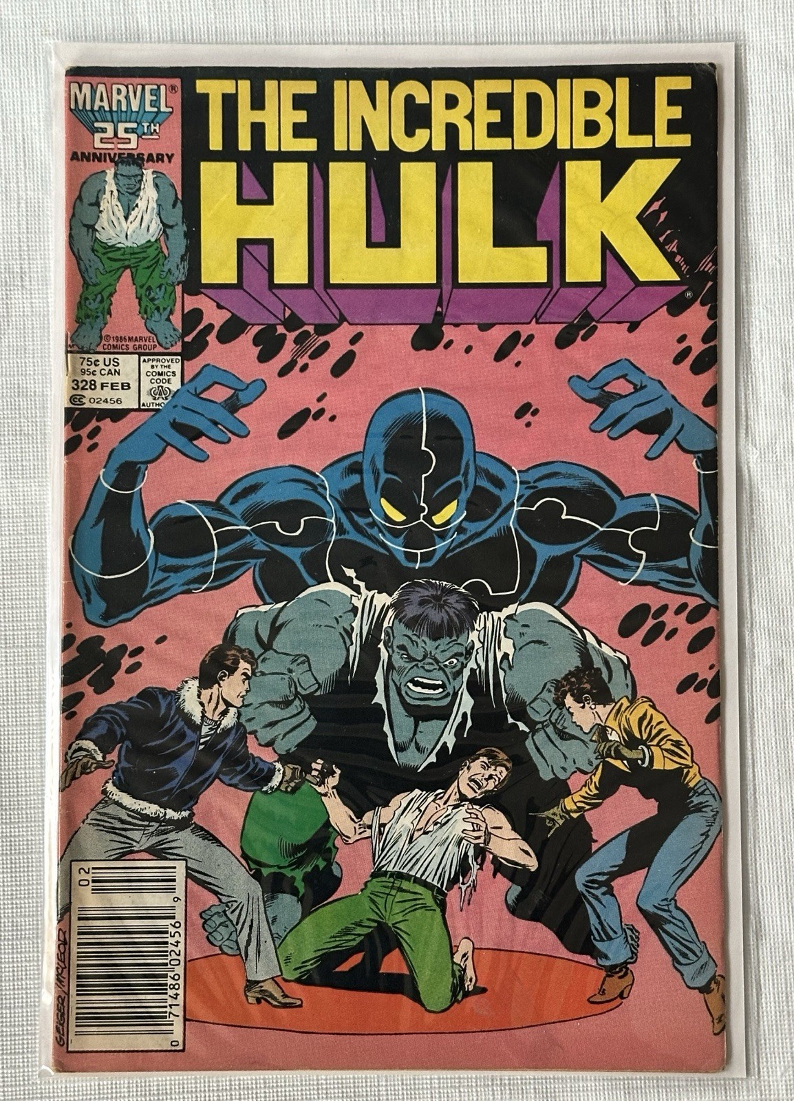MARVEL COMICS THE INCREDIBLE HULK #328 FEB 1987