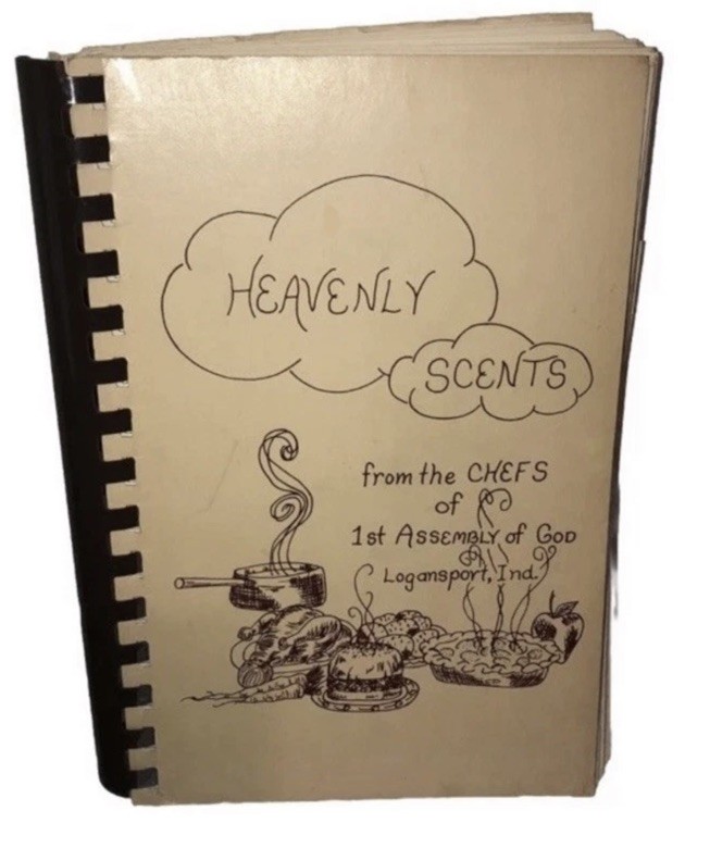 Vintage fun Heavenly Scents Spiral Cookbook