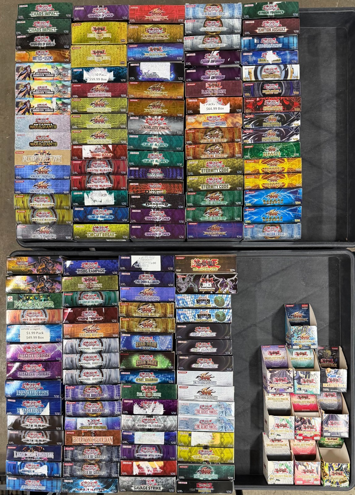 EMPTY Yu-Gi-Oh Booster Box Lot DM GX 5D's