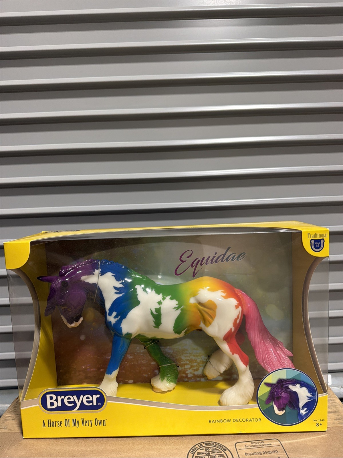 Breyer 2021 Equidae Glossy  Rainbow Decorator Pinto Othello Mold NIB