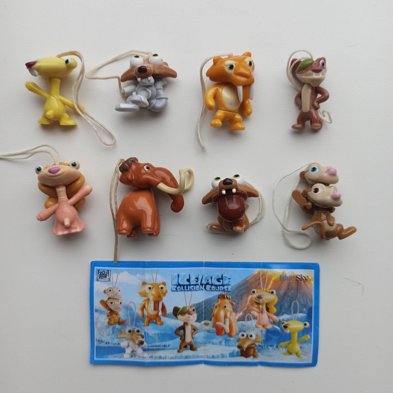 Ice Age 5, 2016, Kinder Surprise, Full set.