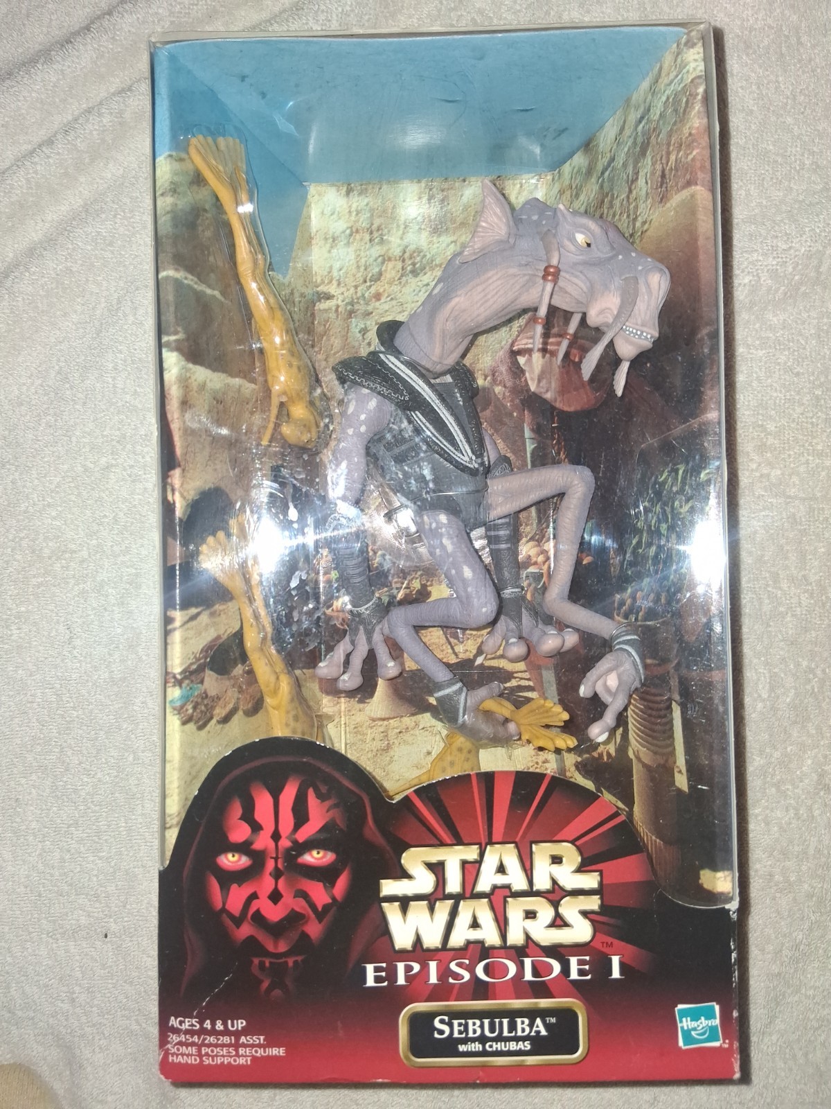 2000 Hasbro Star Wars Episode 1 Sebulba with Chubas NIB