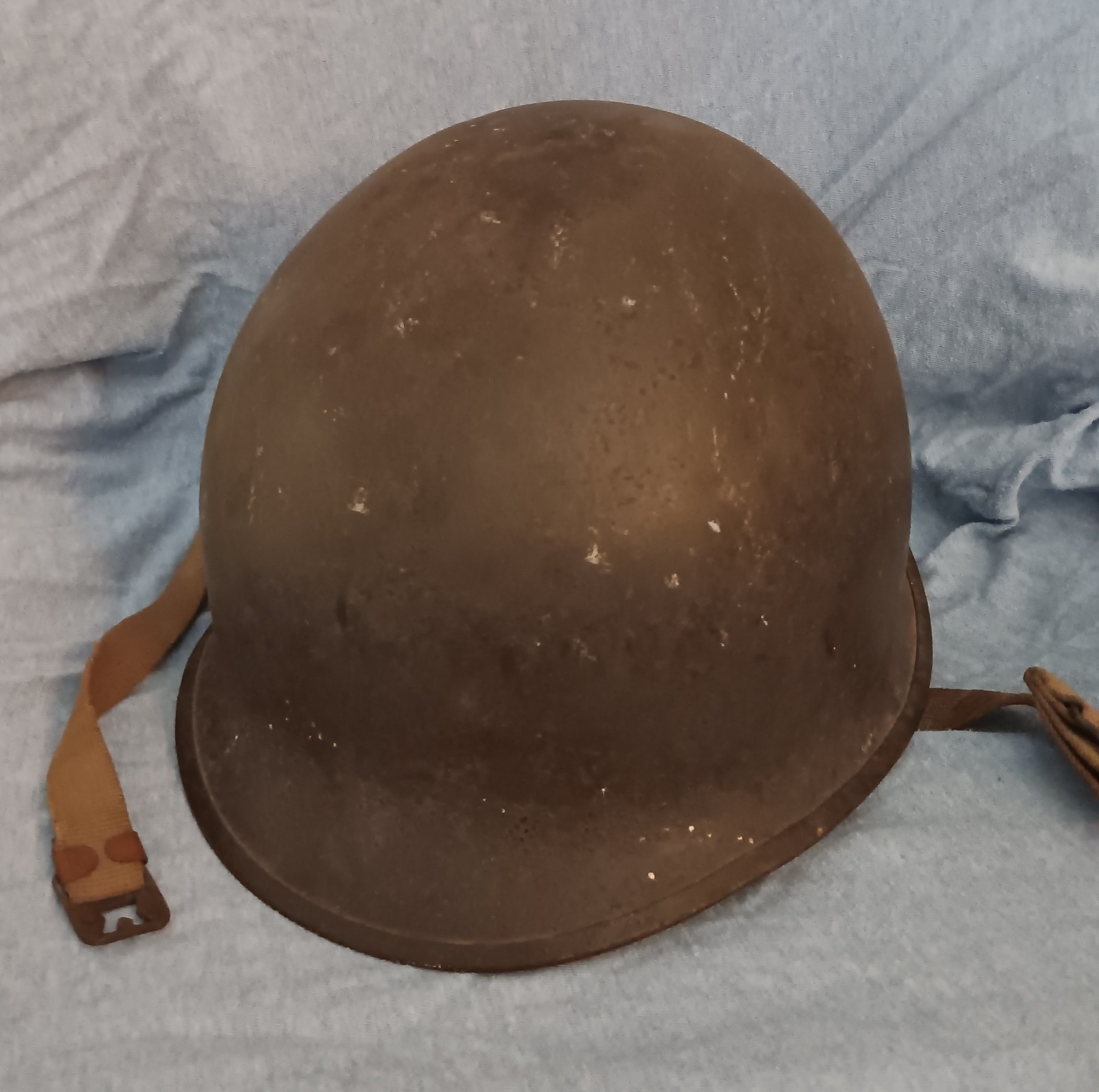 WWII 2 US ARMY M1 Helmet McCord Ream Seam Swival Bale Stamp 1017 EXCELLENT 