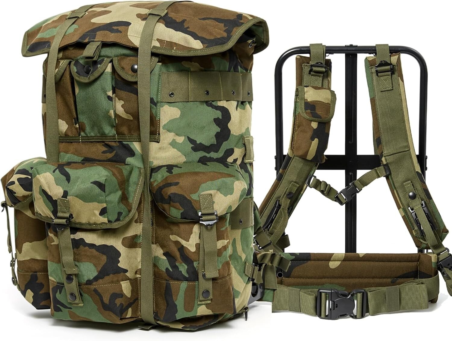MT Military Alice Large Pack Army Survival Combat ALICE Rucksack Backpack MT Military Alice Large Pack Army Survival Combat ALICE Rucksack Backpack
