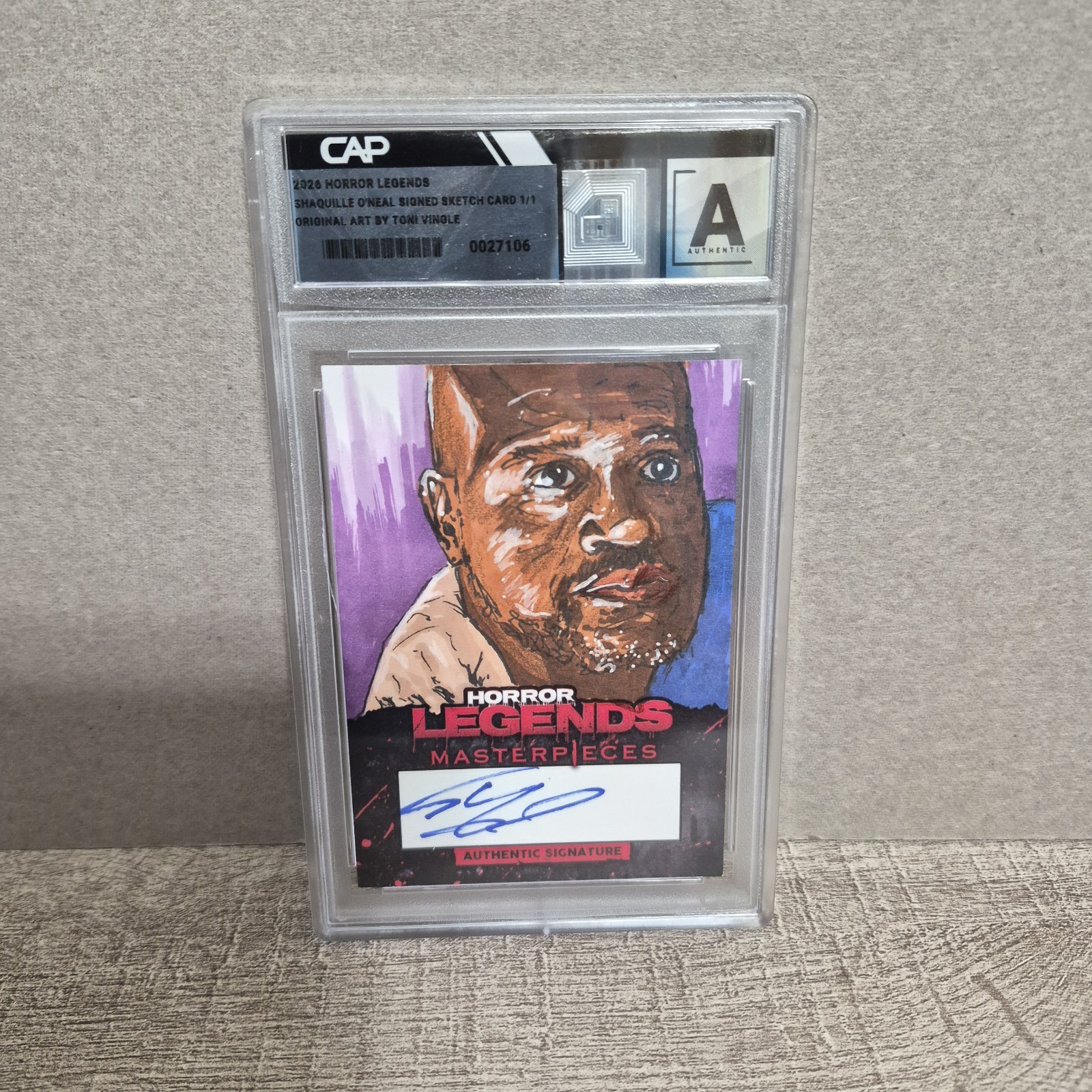 Hollywood Masterpieces 1/1 Shaquille O'Neal Sketch