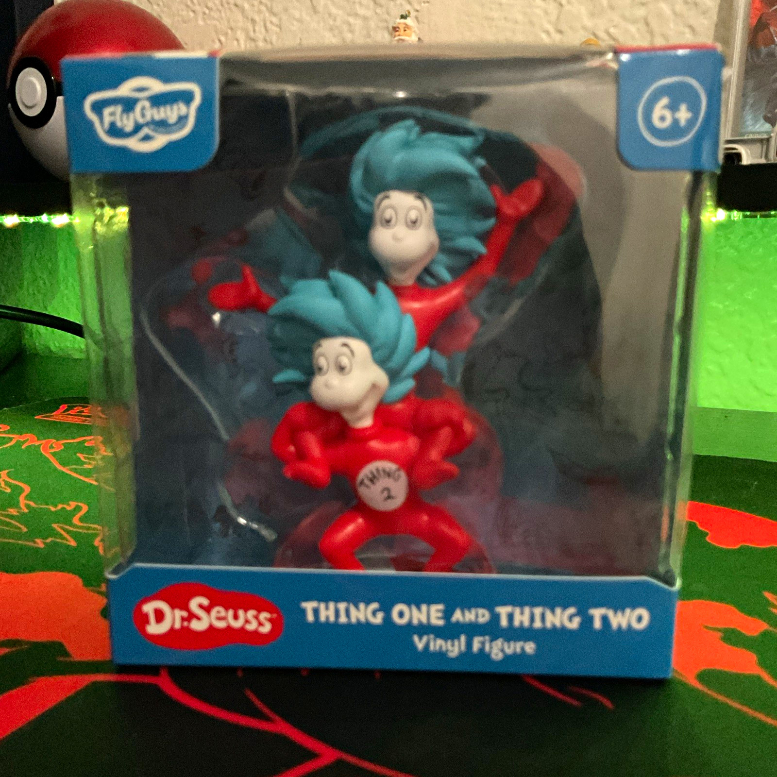 Fly Guys Dr. Seuss Cat in the Hat Thing One & Thing Two Vinyl Figure